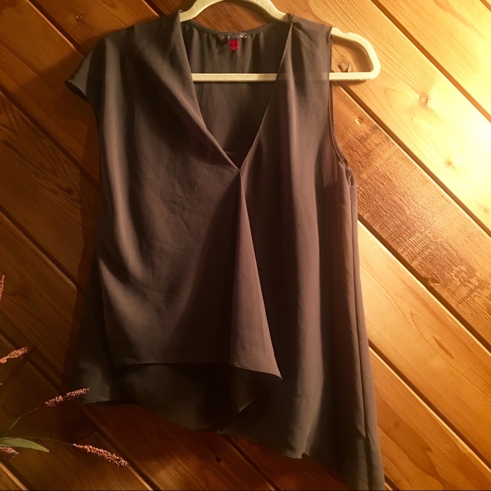 Vince Camuto green sleeveless top